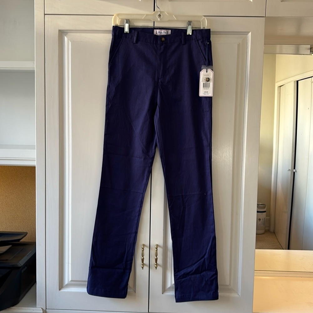 Classic Prep Gavin Dress Pants Blue Ribbon Size 14 NWT